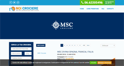 Desktop Screenshot of msccrociere.noicrociere.it